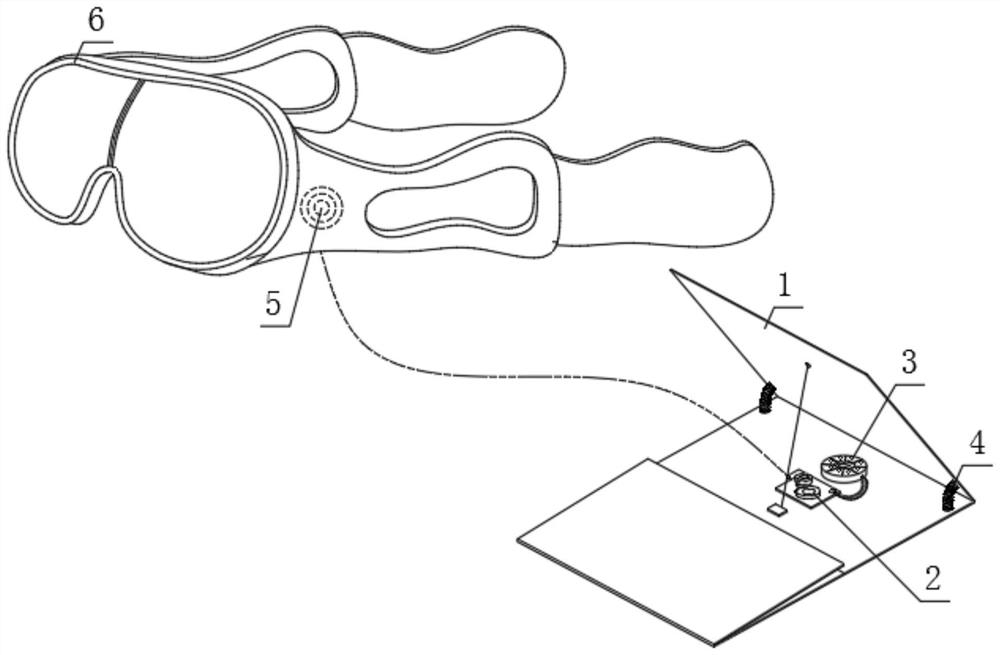 Intelligent photosensitive sleep-aiding music card and implementation method thereof