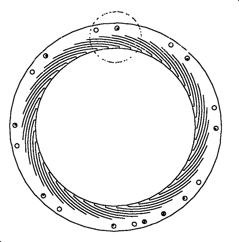 Fingertip seal structure and back baffle plate thereof