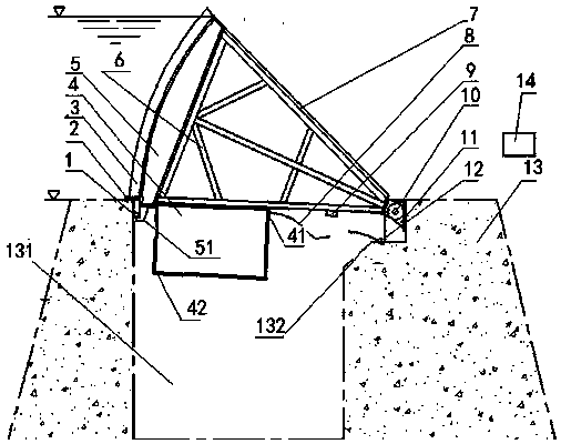 Floating body gate and method thereof