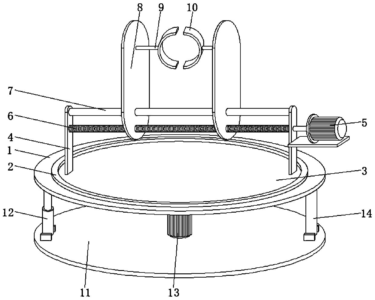 Angle-adjustable clamp for railway freight car bearing