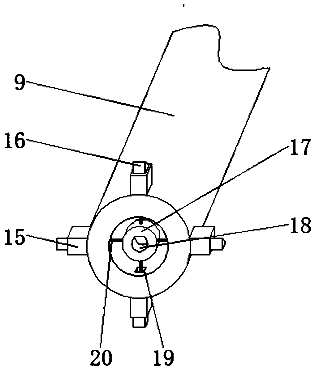 Angle-adjustable clamp for railway freight car bearing