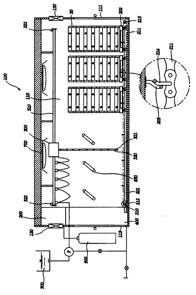 Water culturing system with multi-layer circulation structure