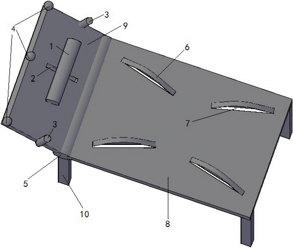 Dissecting table for cervical vertebra surgeries of medium and small sized animals