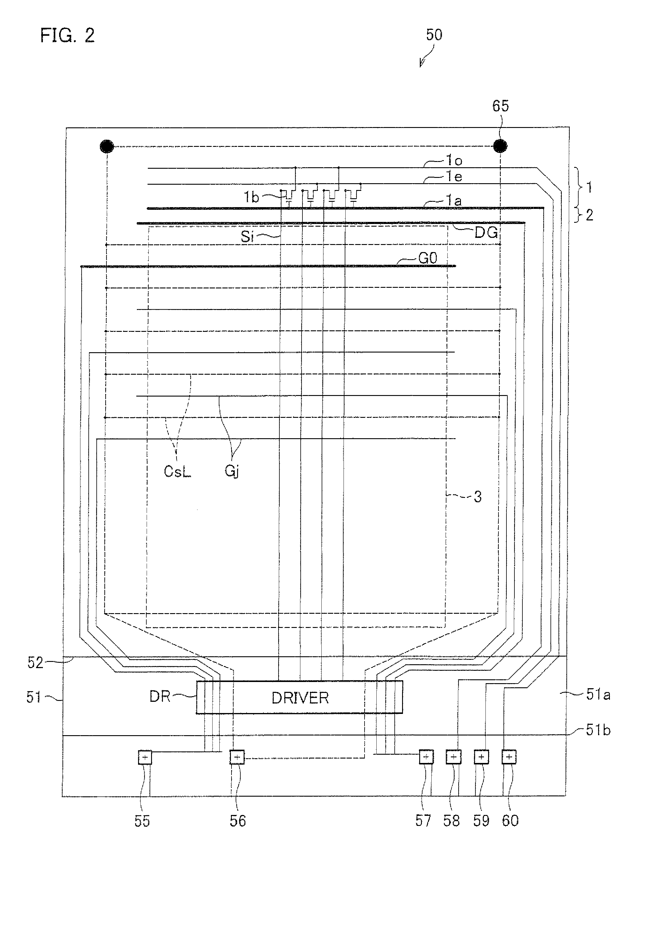 Display panel and display device having the panel