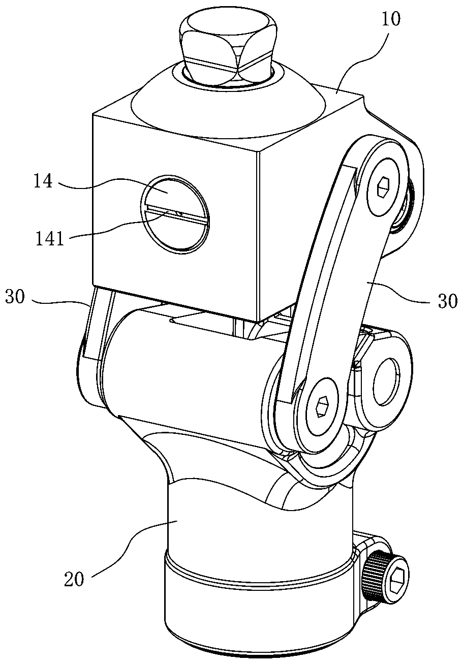 Knee joint structure