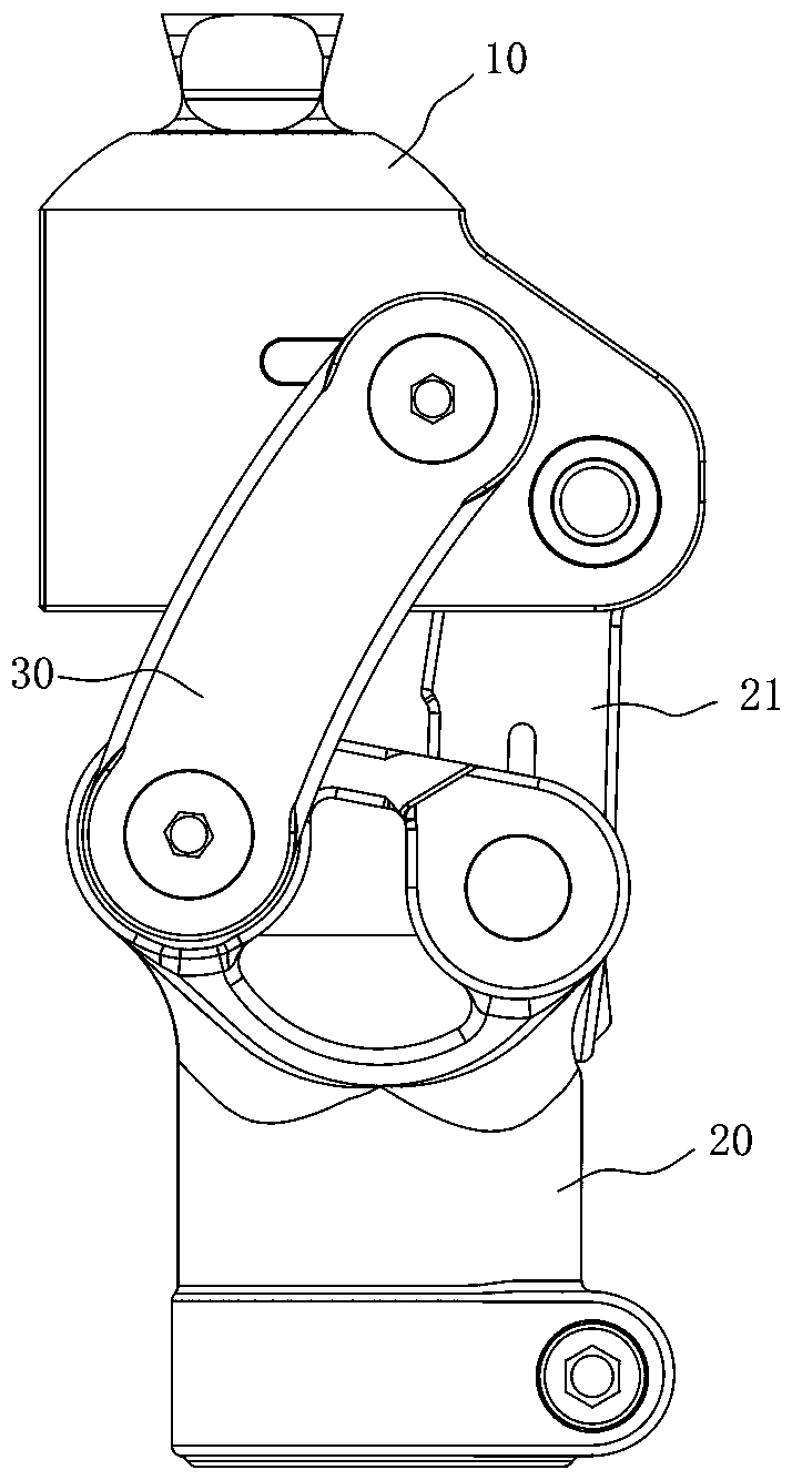 Knee joint structure