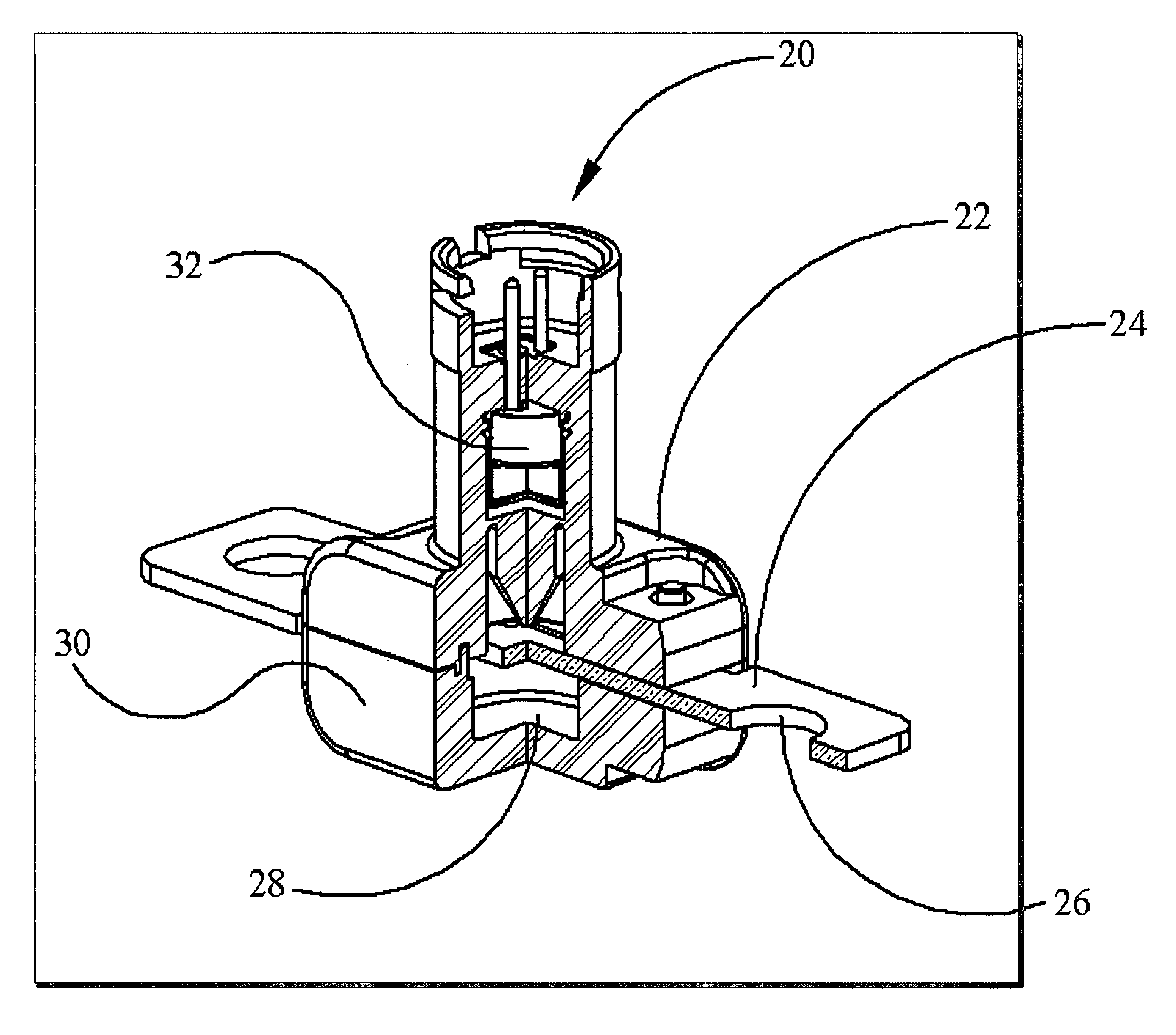 Pyrotechnic circuit breaker