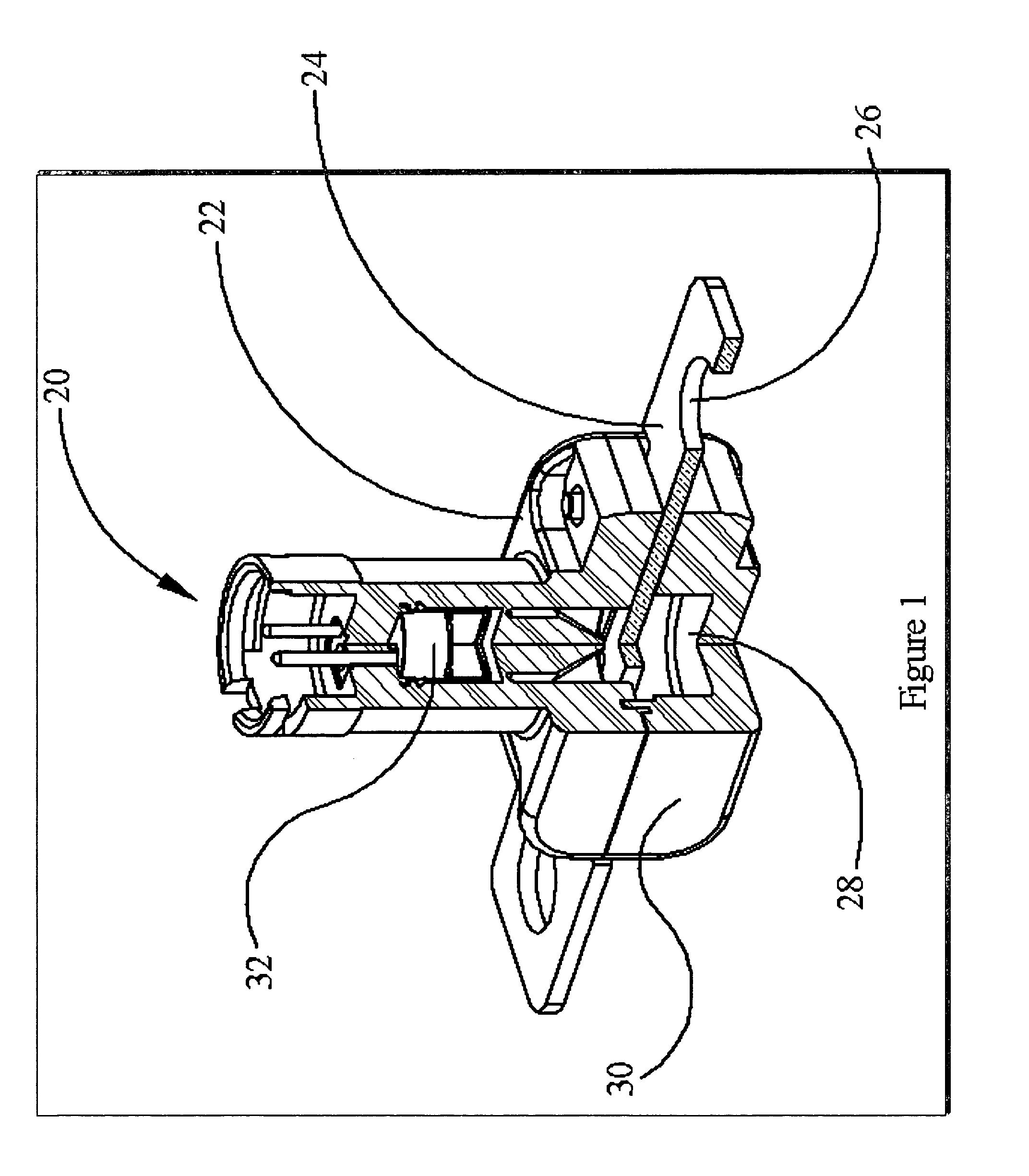 Pyrotechnic circuit breaker