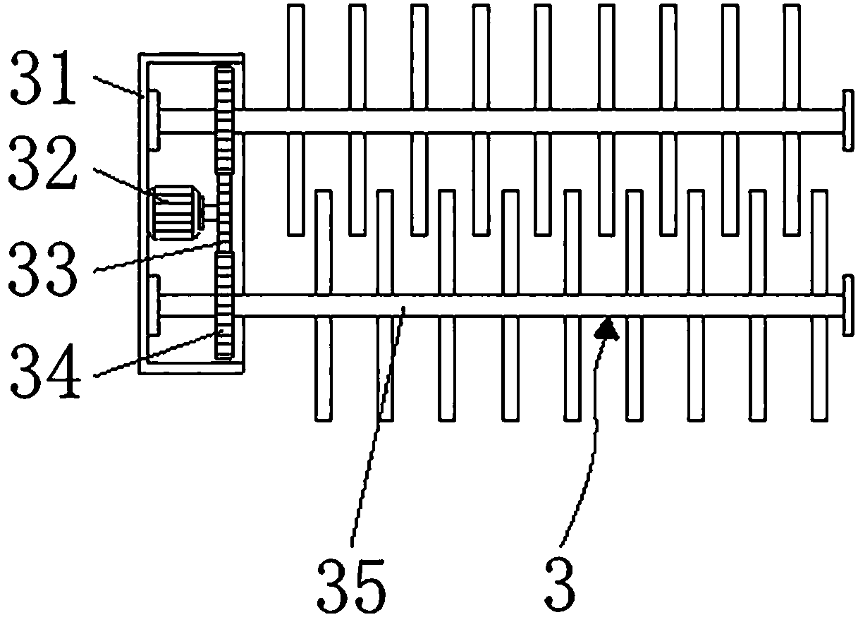 Novel light burning kiln fine grinding device