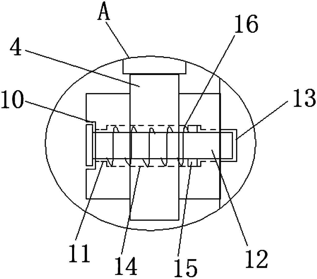 Switching mechanism for lifting bucket of concrete lifting device