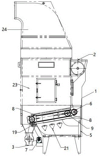 Air separation process and device for improving air separation efficiency and reducing damage ratio of materials