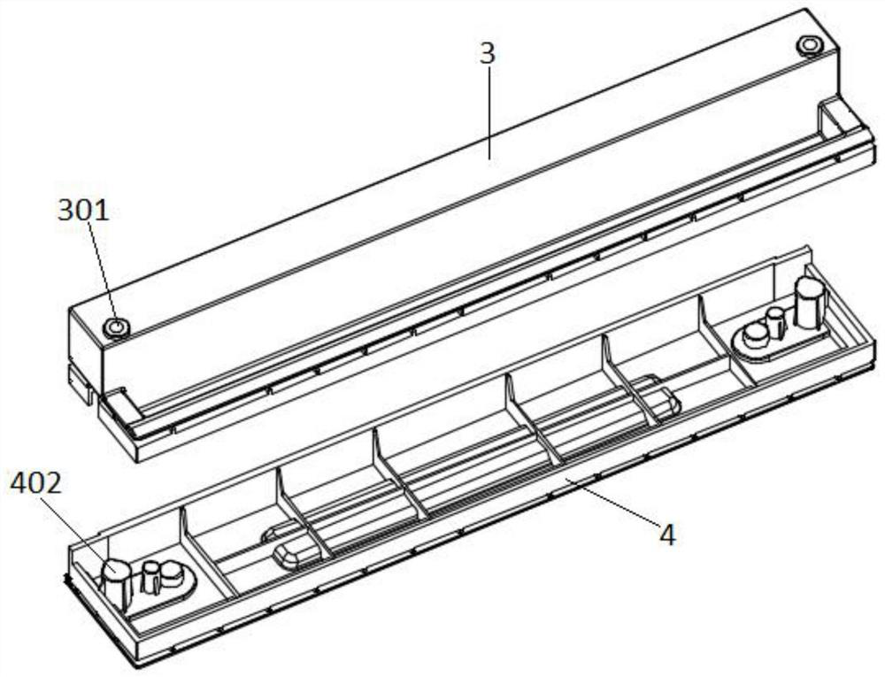 Refrigerator door body based on modularization