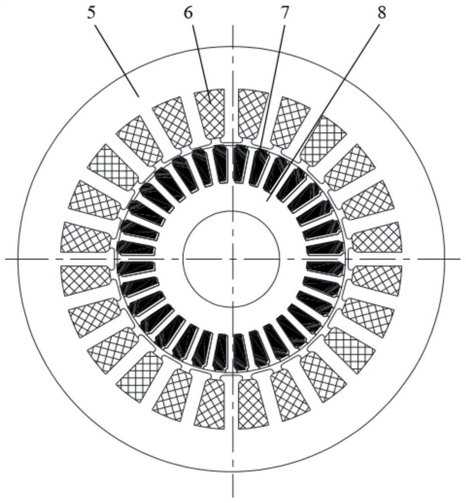 A flywheel integrated electric vehicle 48v electromechanical coupling drive device