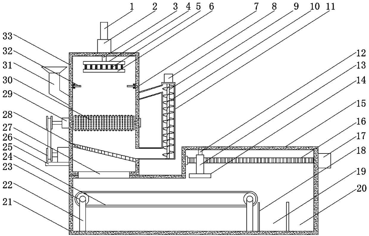 Environment-friendly waste crusher for constructional engineering