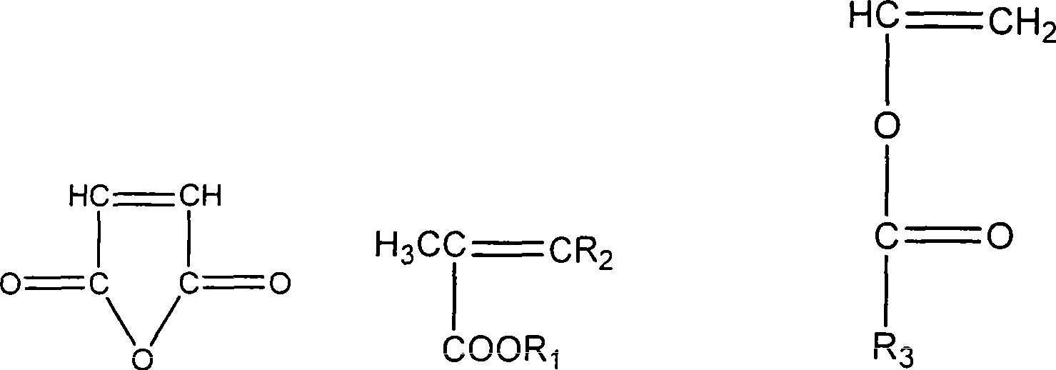 Ternary polymer composite petroleum pour depressant and preparation method thereof