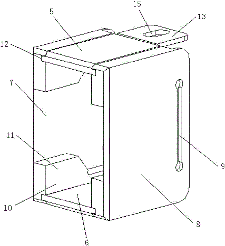 Disc hobbing cutter box mechanism of shield tunneling machine and application method thereof