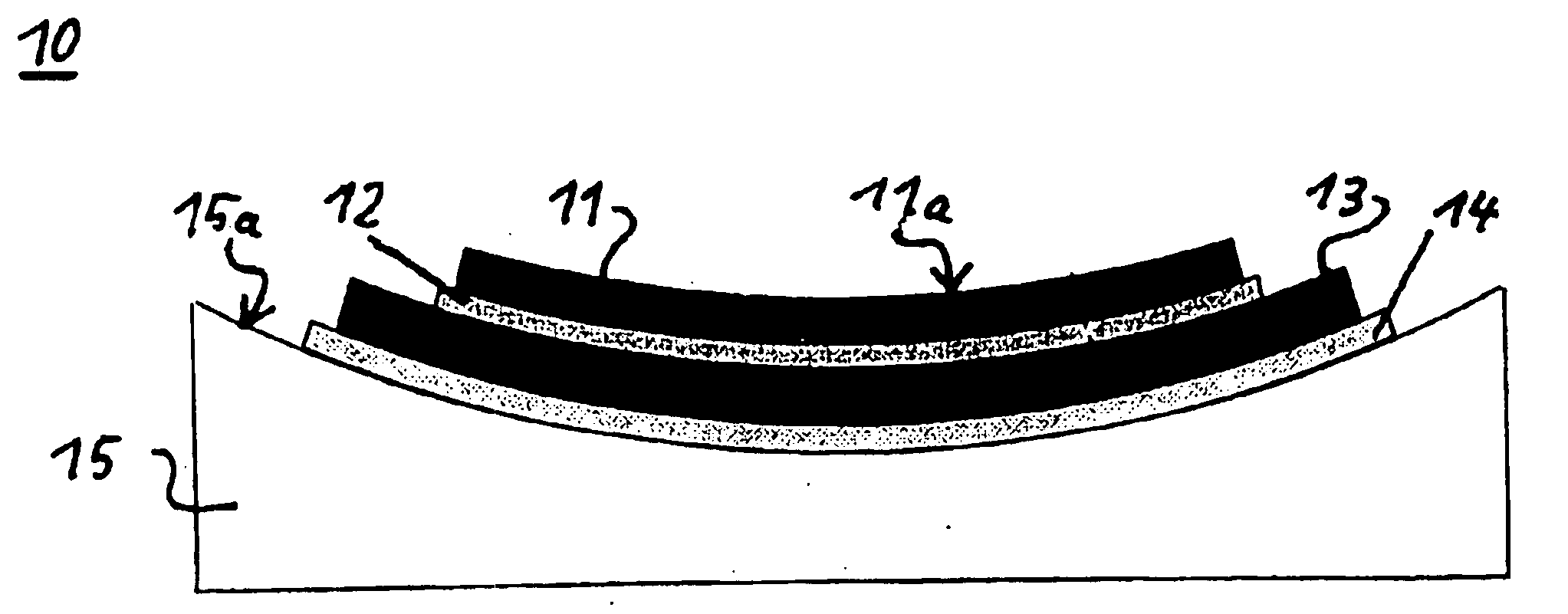 Focal surface and detector for opto-electronic imaging systems, manufacturing method and opto-electronic imaging system