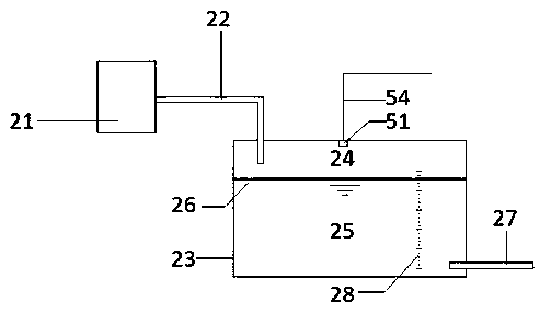 Testing device capable of testing multiangle permeability coefficients of bedded gravel soil mass