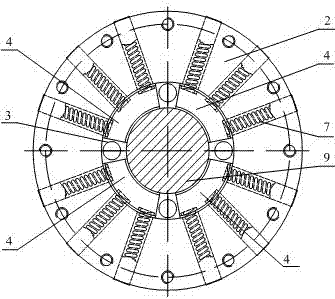 Brake device of linear motor