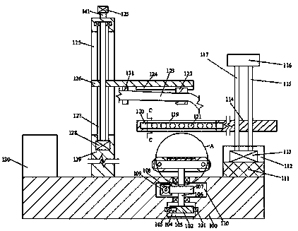 Improved ground user terminal device for communication satellite