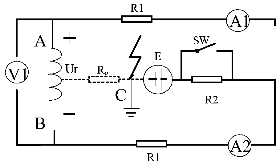 Rotor grounding protection direct current quantity anti-interference calculation method