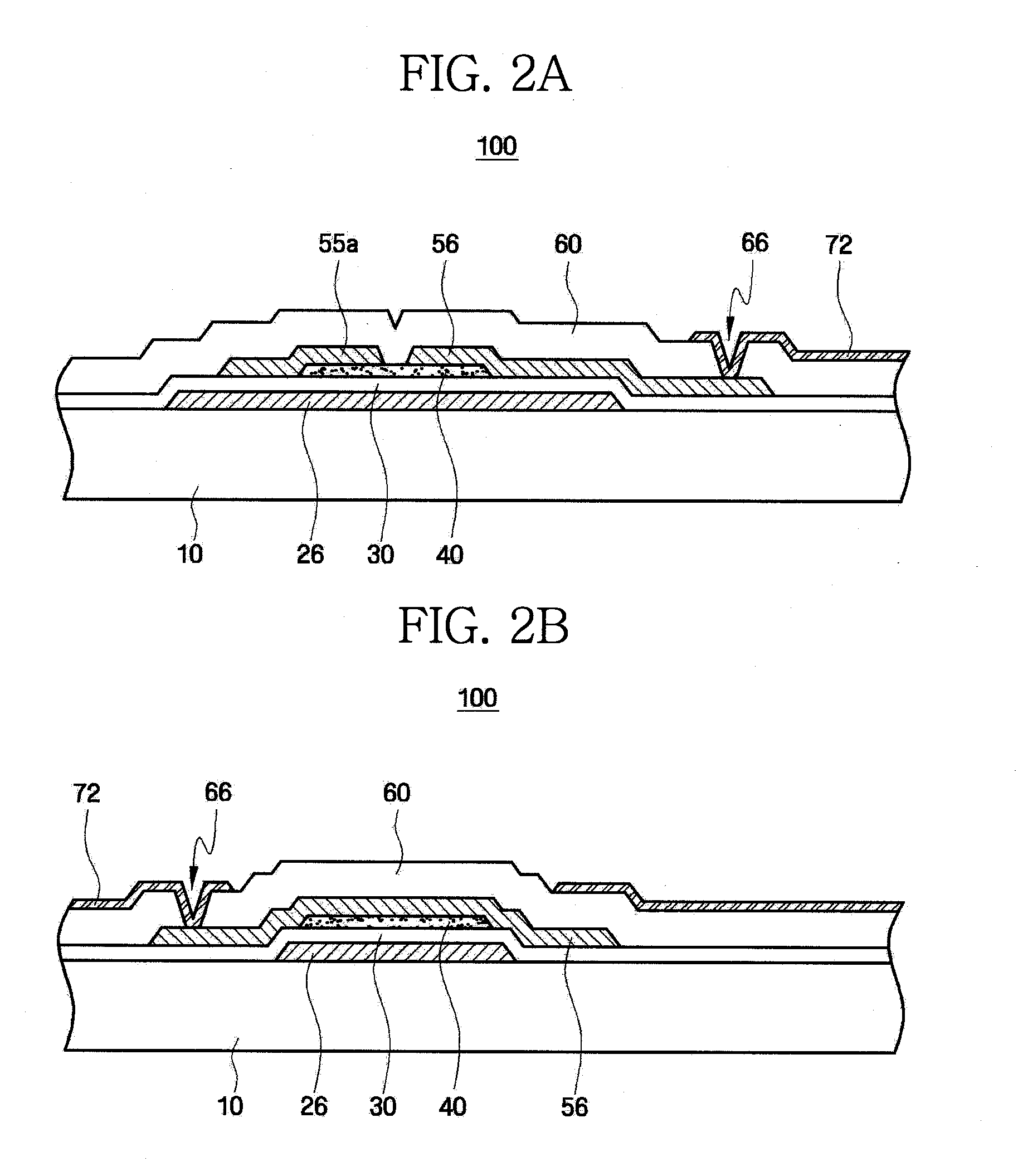 Thin film transistor substrate having structure for compensating for mask misalignment