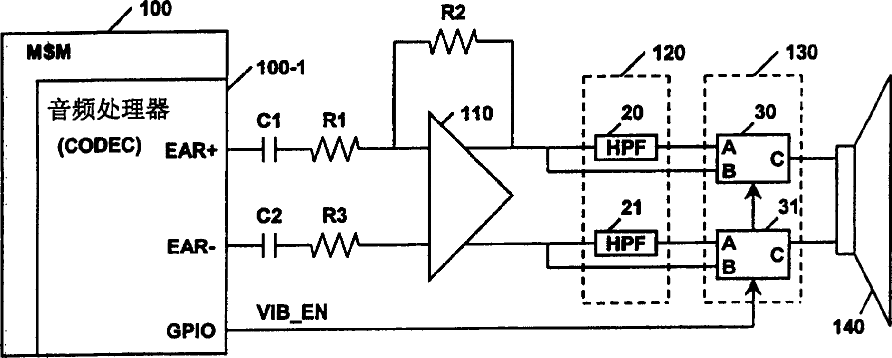 System and method for improving sound quality of multifunctional equipment of mobile communication terminal