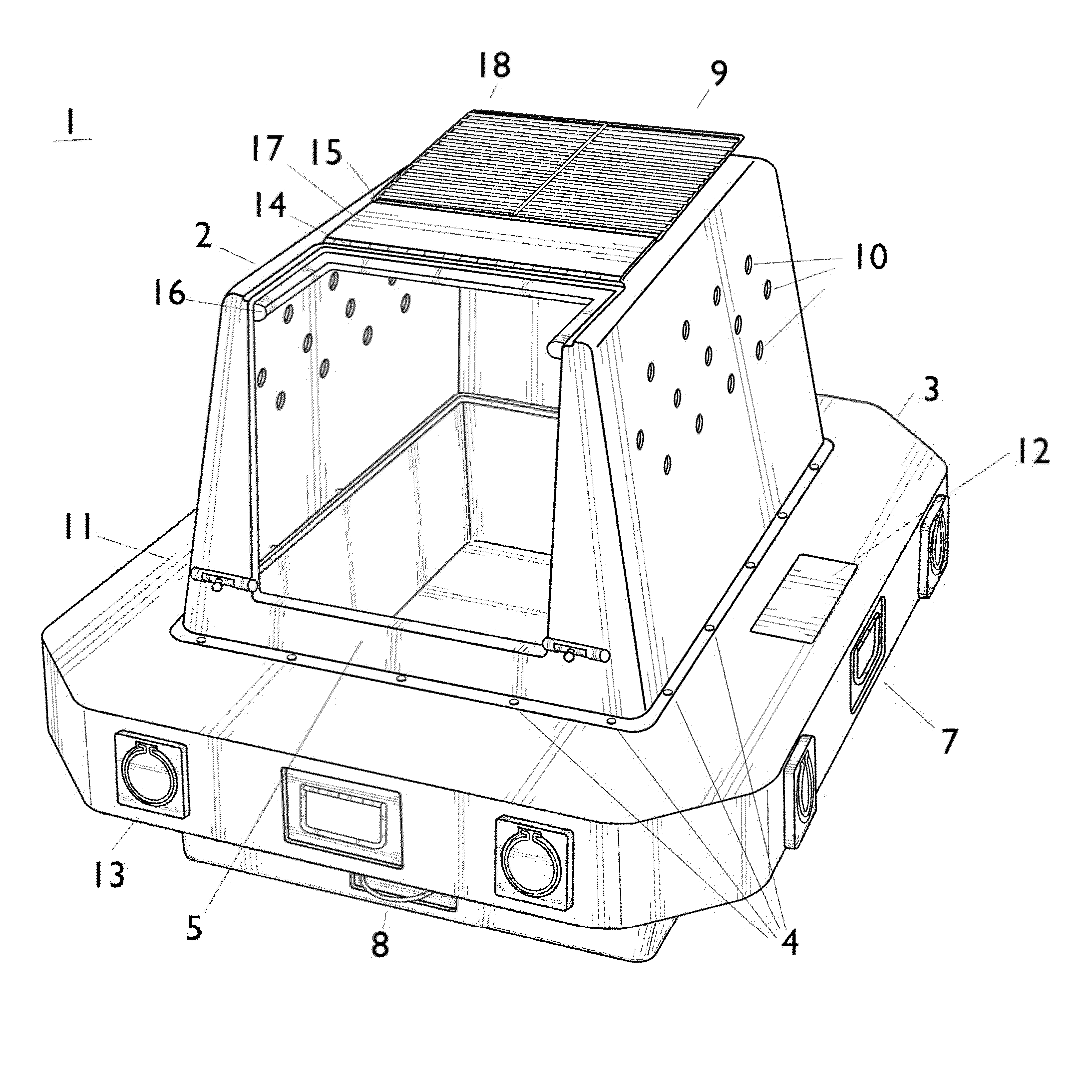 Buoyant Animal Cage