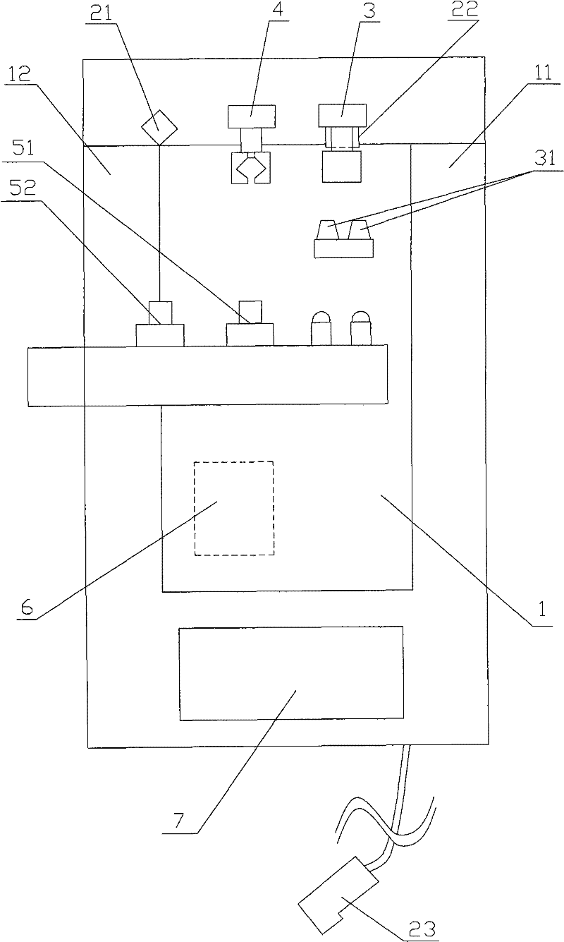 Sample check device for blood sample analysis system