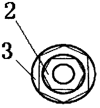 Orthopaedic external fixing bracket connecting rod capable of plastic deformation