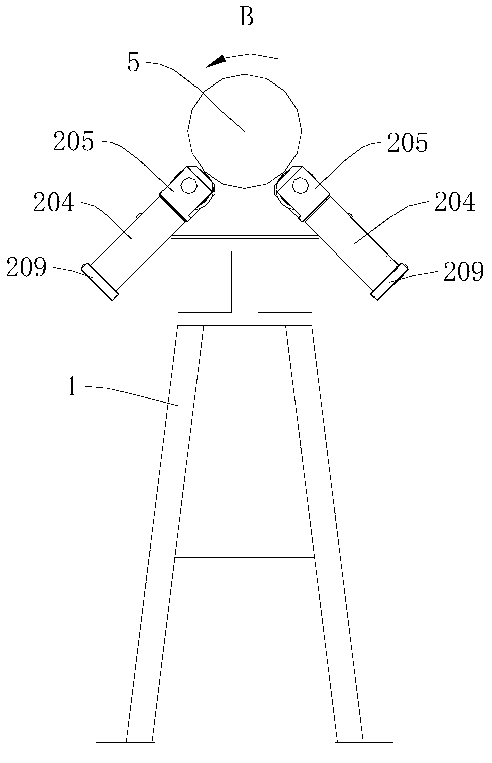 Drill rod heat treatment device and method for blast furnace opening