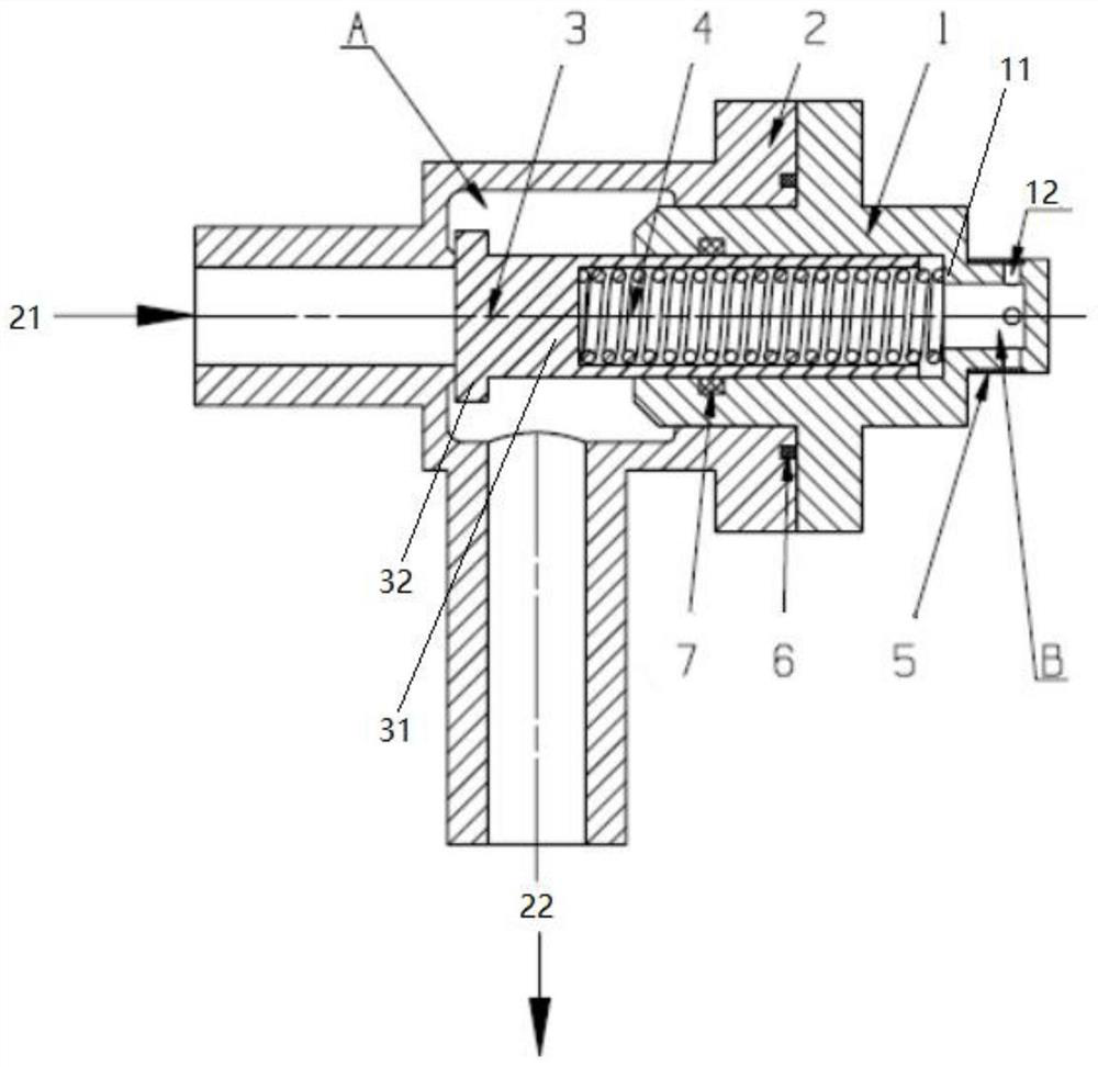 One-way valve, rocket engine supercharging system and rocket engine