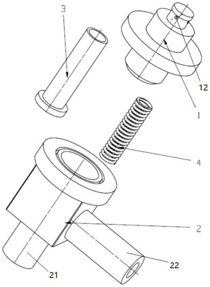 One-way valve, rocket engine supercharging system and rocket engine