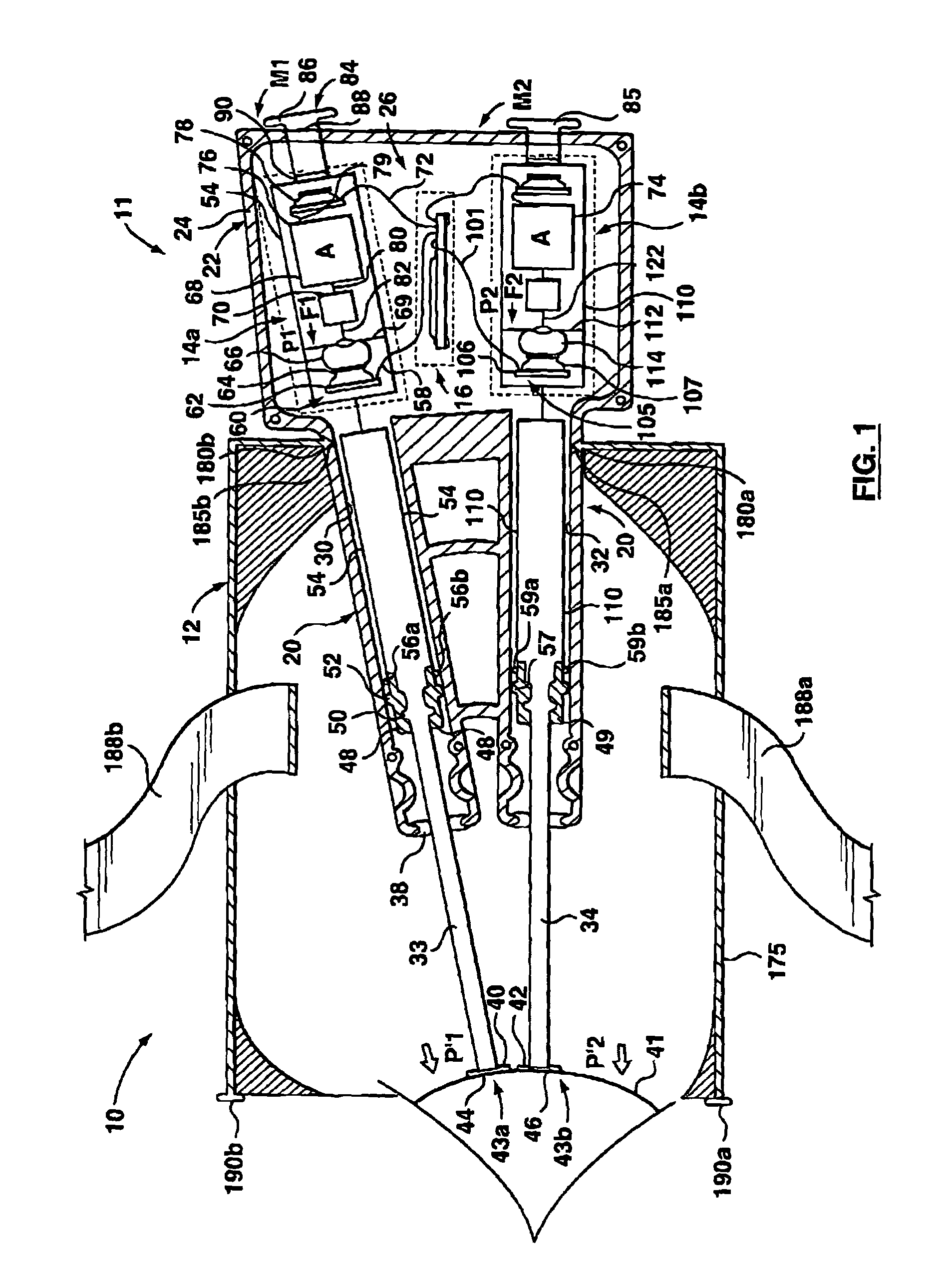 Dual tonometer