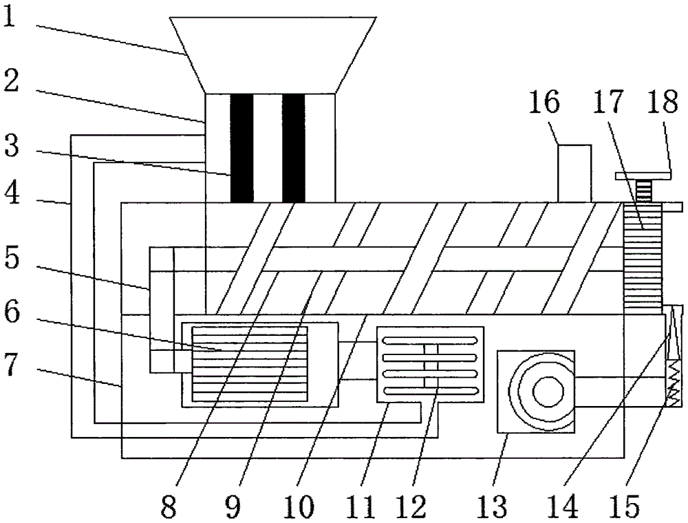 Paddy feed granulator