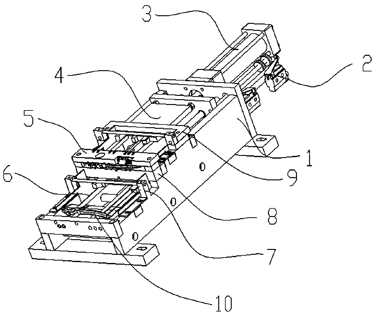 Automatic feeding mechanism for clamp body machining