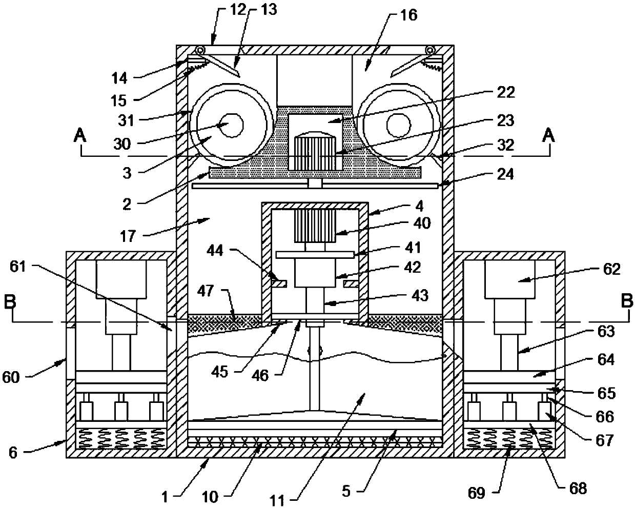 Domestic garbage recycling device