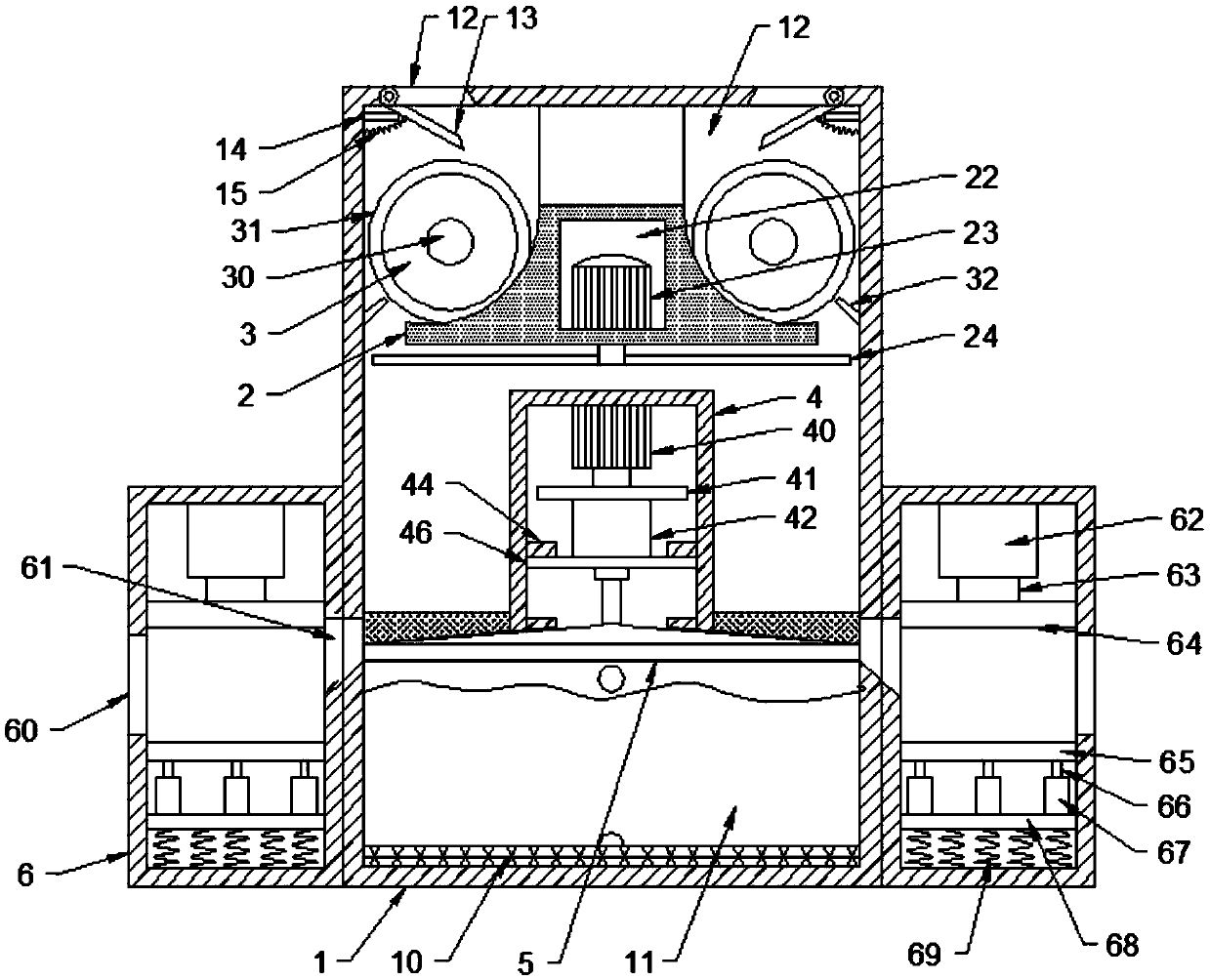 Domestic garbage recycling device