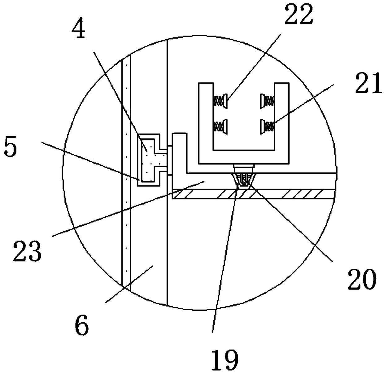 Black tea storing device with buffering and dampness preventing functions