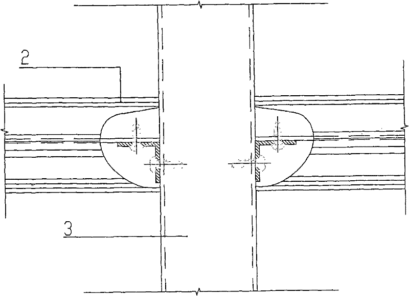 Four-bit embedded glass curtain window system