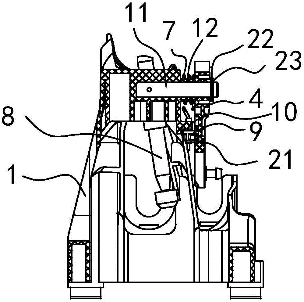 Gear shifting operation mechanism assembly