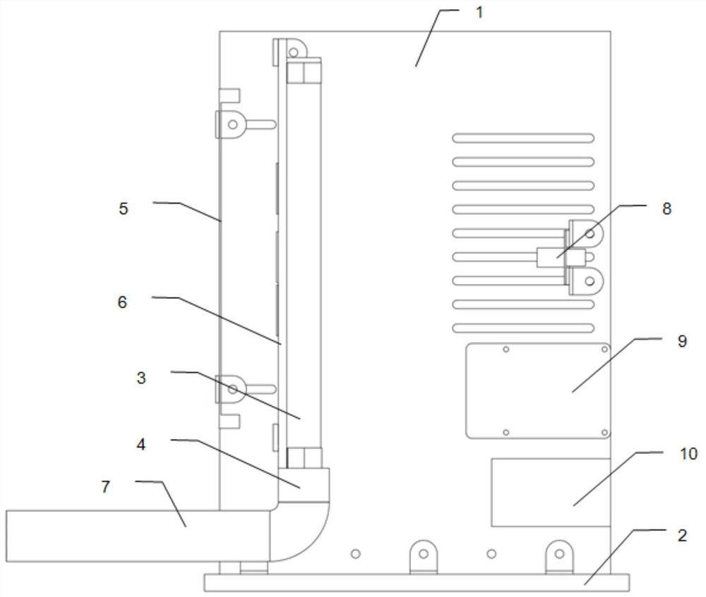 A photoelectric multi-channel communication pipe liquid level bridge deflection measurement device and method