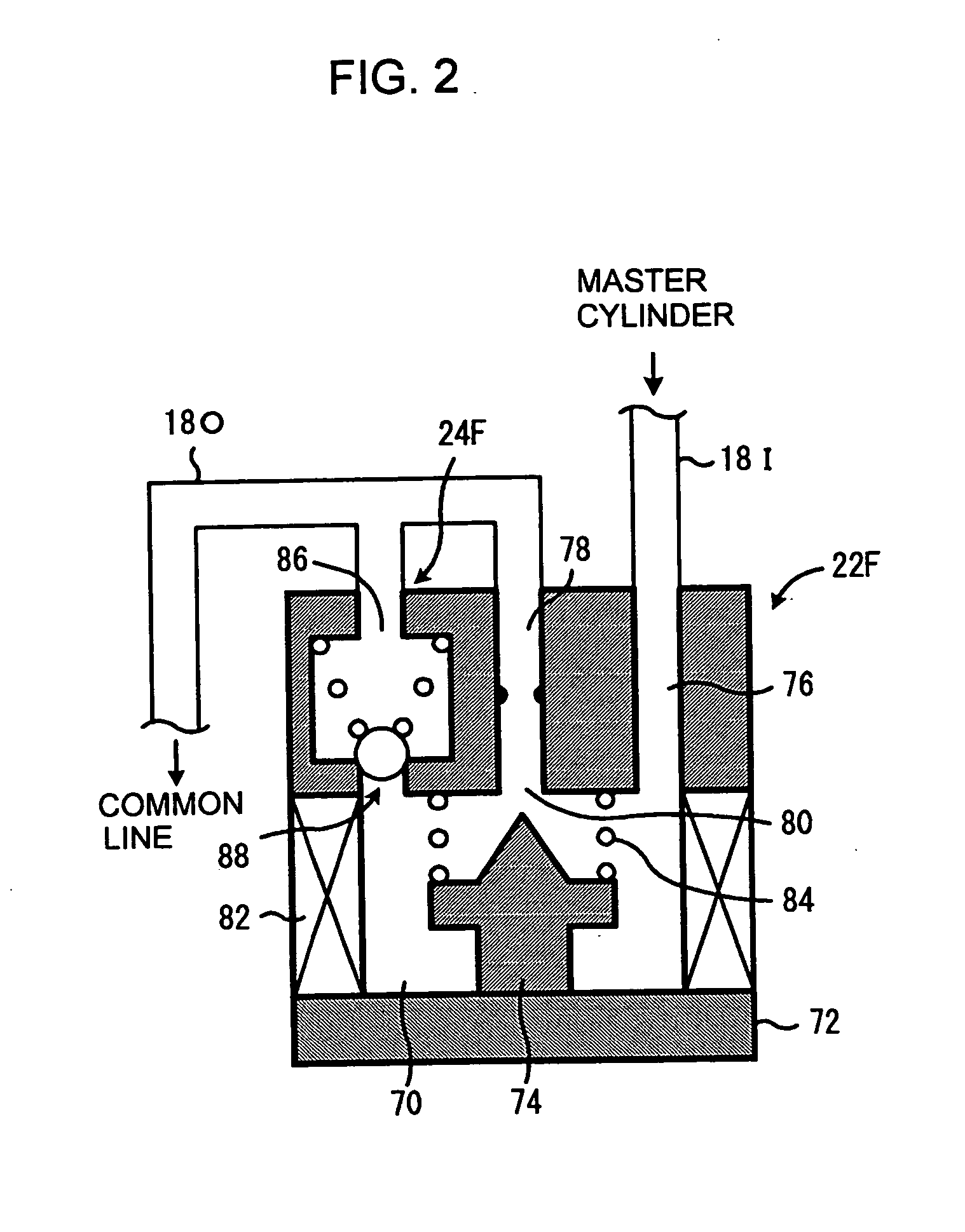 Braking force control system for vehicles