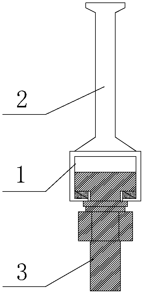 Assembled support post embedded component and embedding assembly construction method thereof