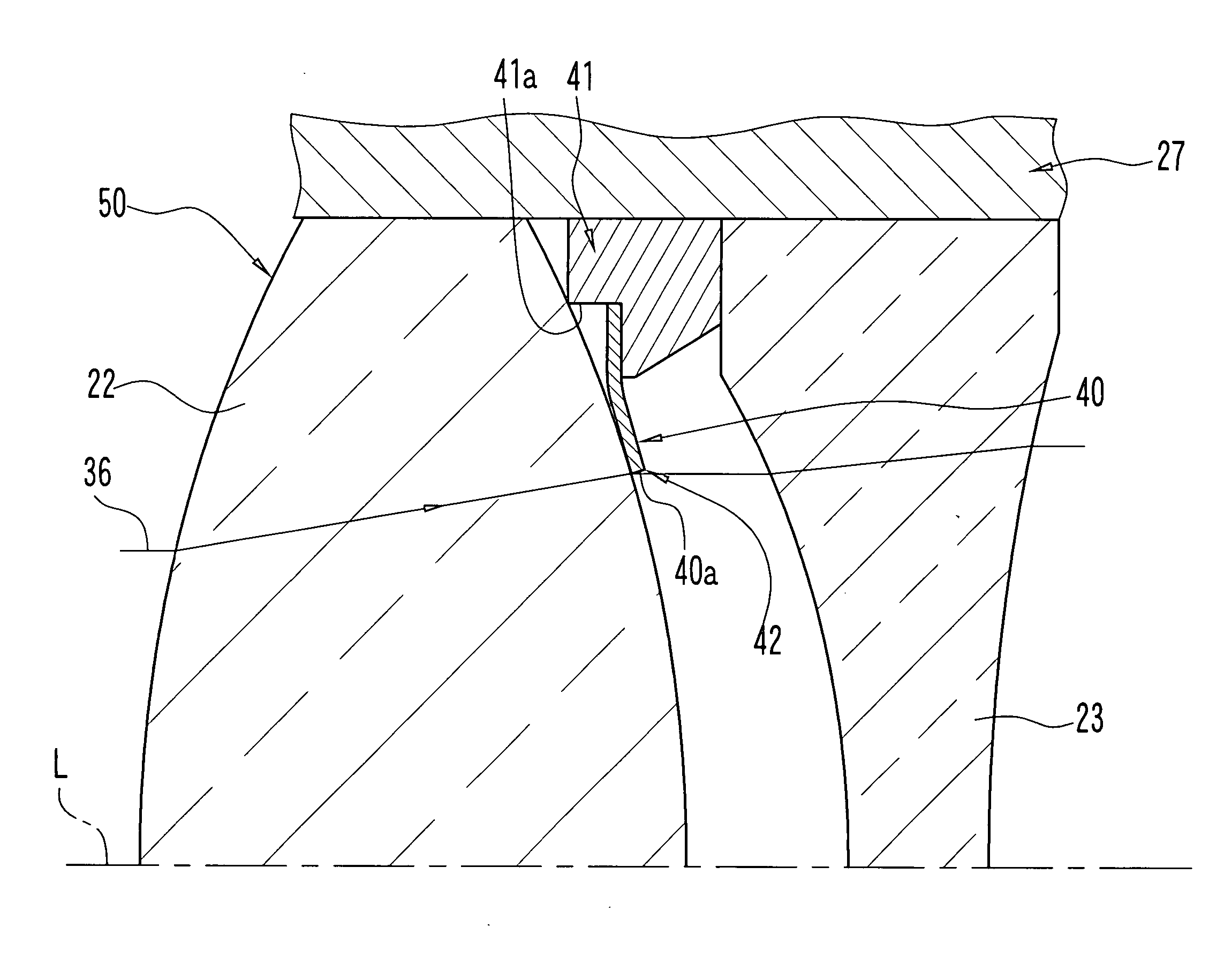 Flare stopper and taking lens unit