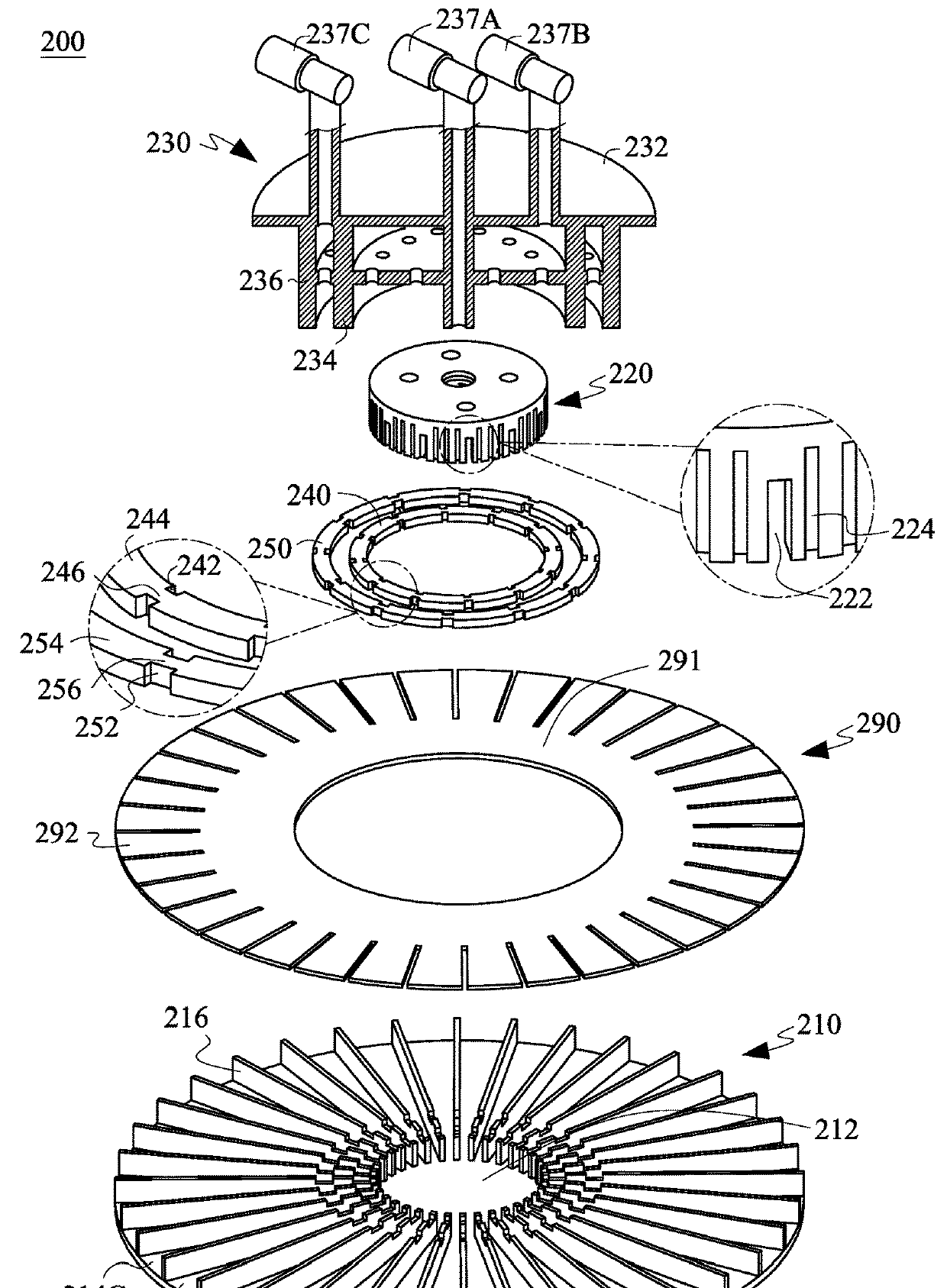 Gas injector device used for semiconductor equipment