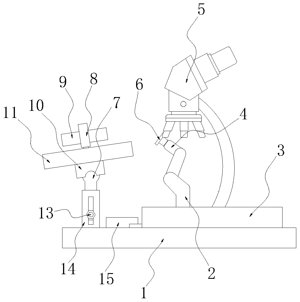 Throat positioning device for automatic throat swab collection