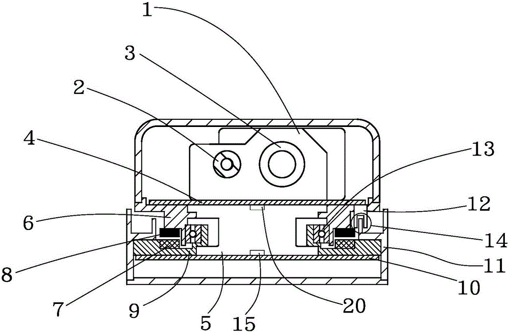 Laser scanning distance measuring device