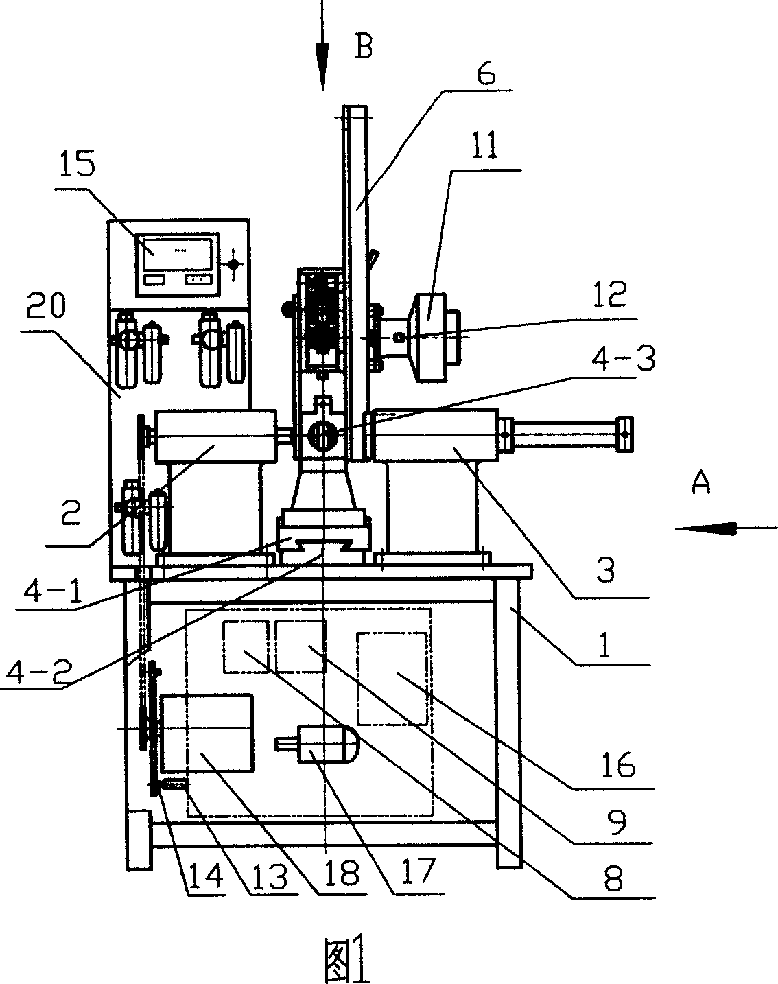 Semi-automatic pad winding machine