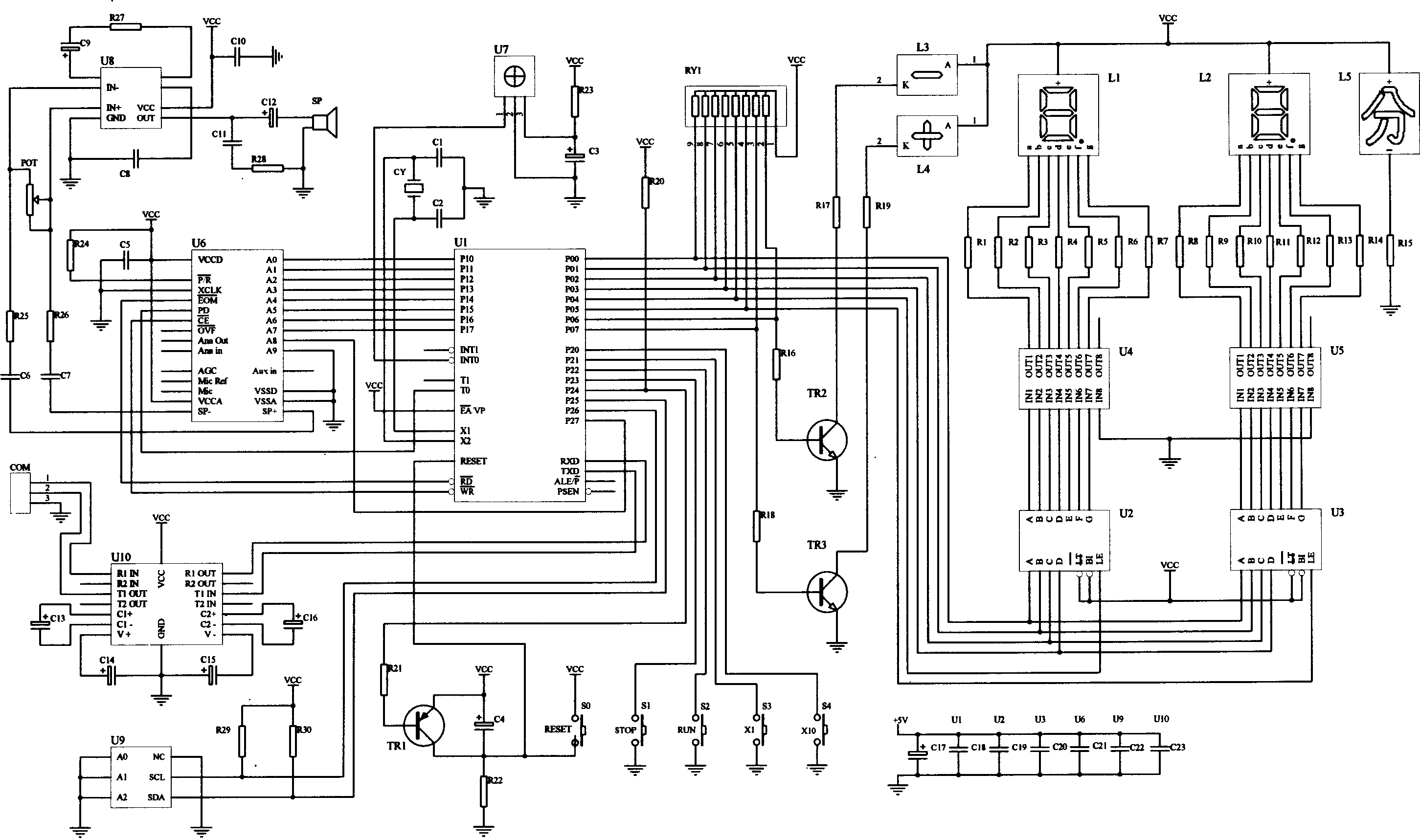 Remote controlled/hand cotrolled timing instrument with communicating interface and synthetic speech